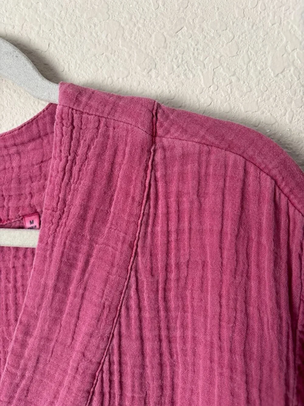 Faherty Dune Organic Cotton Boho Gauze Popover V-Neck Blouse Top - Picture 7 of 14
